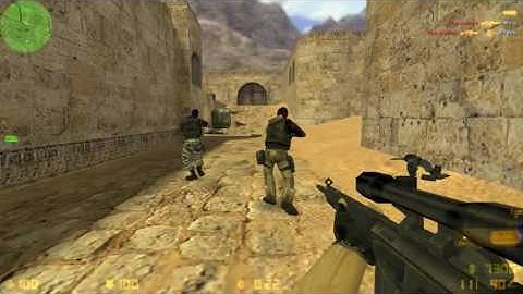 Counter Strike 1.6 | D3/AU - 1 bot gameplay
