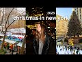 Christmas in new york city 2023  johns of bleecker street  aquavit restaurant review