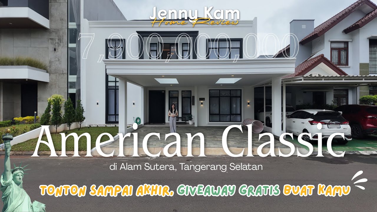 🏡 Rumah Brand New American Classic Cluster HARMONI Alam Sutera ✨🏡 #rumahbrandnew #alamsutera