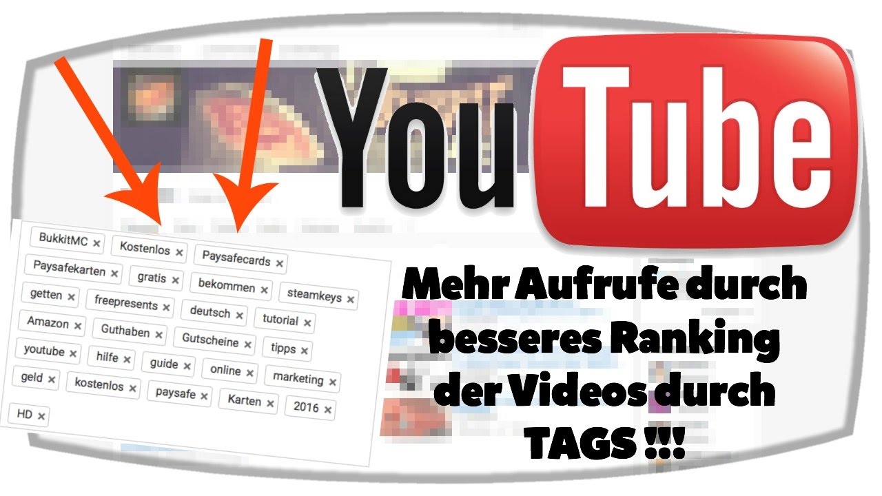 Youtube-Tipps MEHR AUFRUFE durch richtige TAGS schreiben BukkitMC