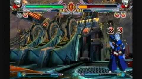 BlazBlue continuum shift Ragna  The=Bloodedge Combo Exhibition