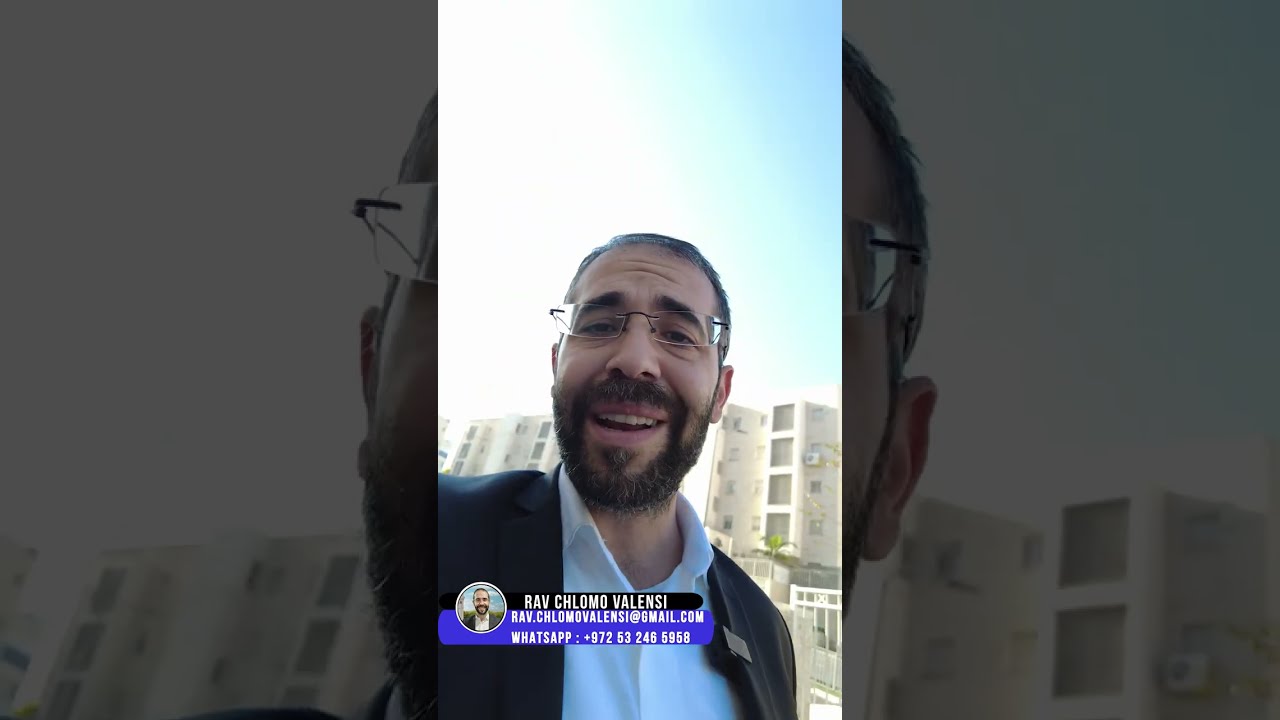😃 Joie gratuite pour réparer la haine gratuite 😠 - Rav Chlomo Valensi