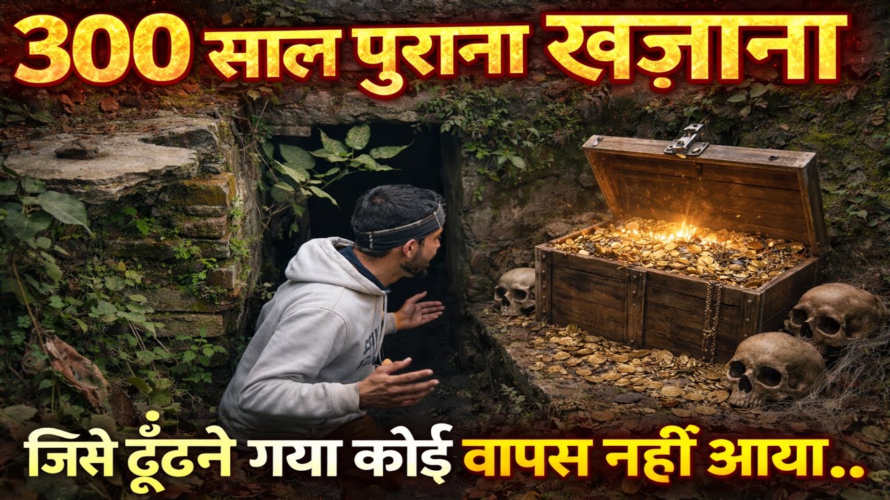 300 साल पुराना खजाना 😱 | जिसे ढूँढने गया कोई वापस नहीं आया  | KK HAUNTED BOYS 