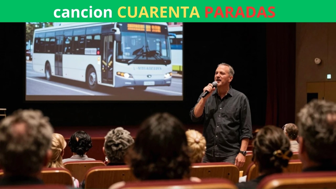 cancion  CUARENTA PARADAS  ❤️ Ahí te conocí