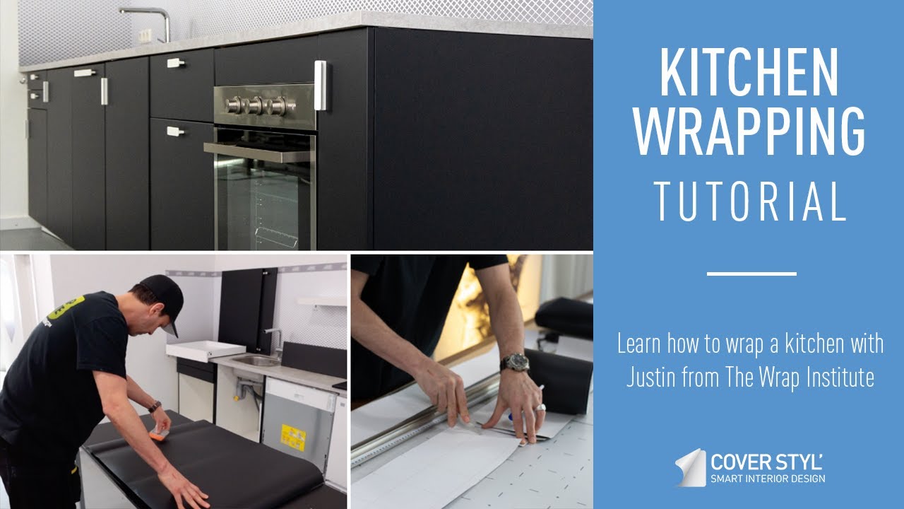 Tutorial: How to wrap a kitchen with Cover Styl' adhesive films? 