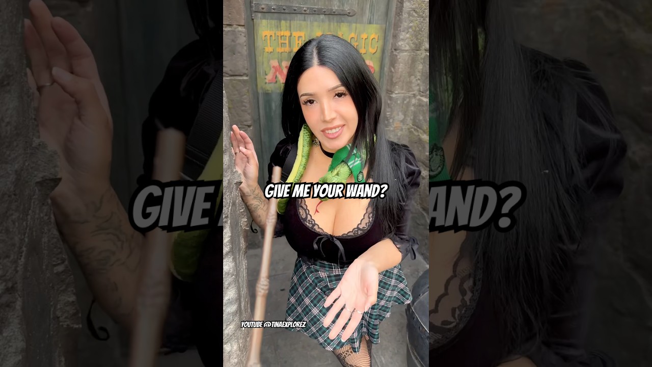 Would you give me your wand? #fyp #fypシ #viral #slytherin #ootd #harrypotter