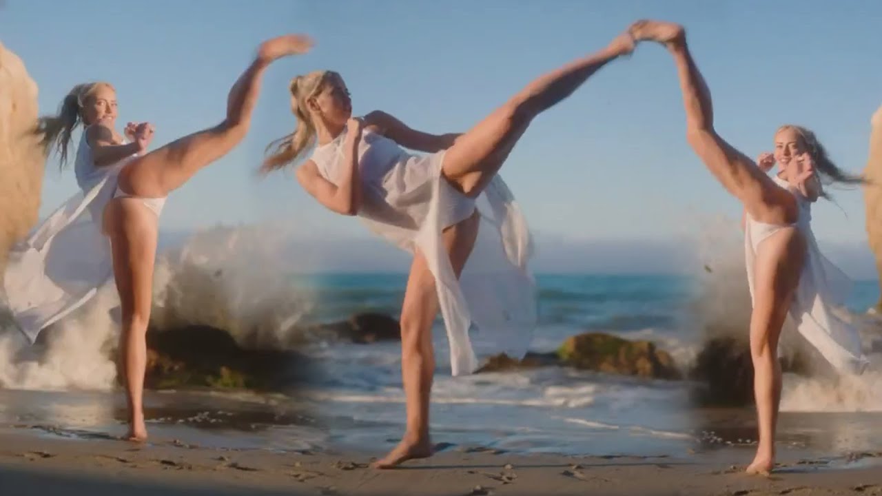 Она тренируется со смертоносным оружием 😱⚔️ | Девушка, занимающаяся фитнесом и боевыми искусствами