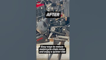 Easy ways to reduce motorcycle chain noise and enjoy a quieter ride#viral #shorts