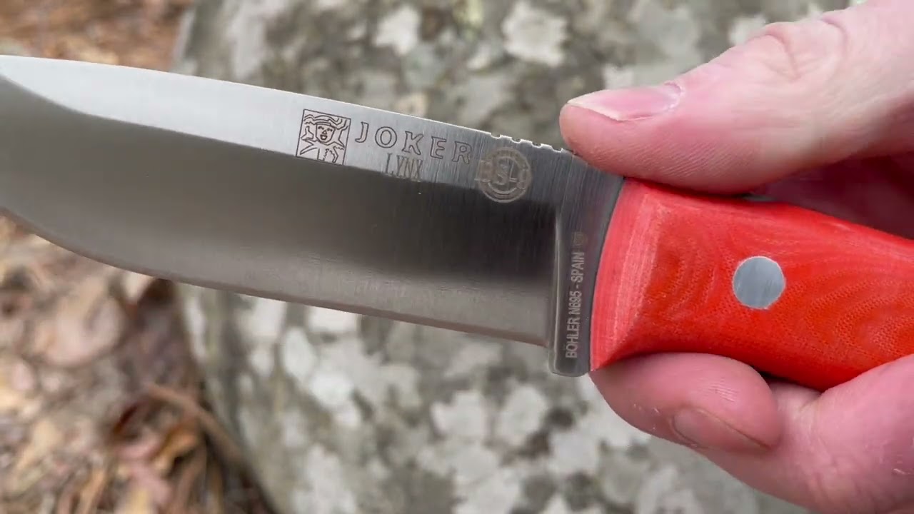 Joker Lynx Orange G-10 Leather Sheath - Bushcraft Canada