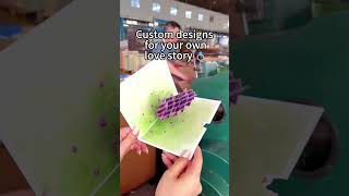 Custom Wedding Invitations Factory: Pop Up Cards for Brides &amp; Planners #popupcards #weddingideas
