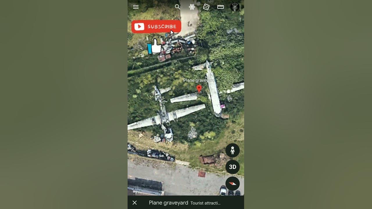 plane crash on Google earth YouTube