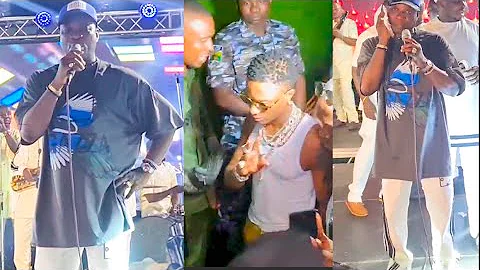 See Wizkid's Shocking Appearance at K1 De Ultimate's All-White Party! Watch His Reaction!
