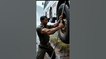 Indian Army saved Bus from falling into valley🚌 #ai​ #army​