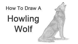 Drawn Howling Wolf Lineart HD Png Download  Transparent Png Image   PNGitem