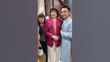 Nsnd Minh Vương và Cs Hồ Khắc Tùng tại nhà hàng chay Nsnd Quế Trân đêm Vu Lan Nghĩa Tình