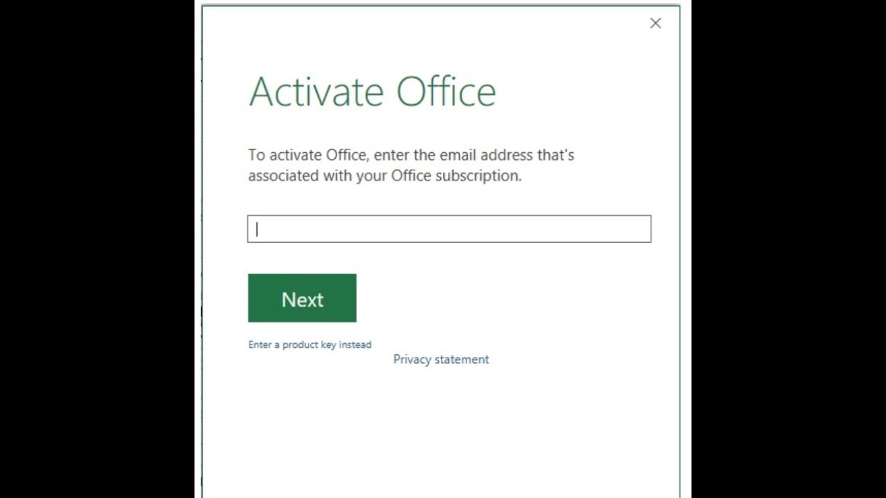 find office 2016 activation key