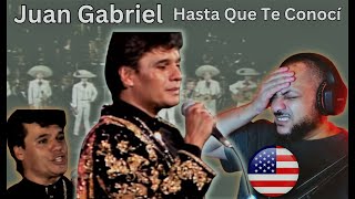 FIRST TIME REACTING TO | Juan Gabriel - Hasta Que Te Conocí (En Vivo)