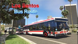 GTA V City Los Santos Toronto Bus Route 16 N408 Vespucci Canals Circular Mod Bus Simulator