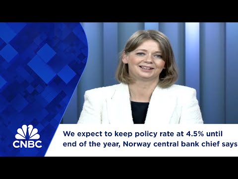 We expect to keep policy rate at 4.5% until end of the year, Norway central bank chief says Episode cover