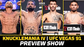 Bkfc Knucklemania 4 & Ufc Vegas 91 Preview Show | Is Ufc Playing Second Fiddle To Mike Perry?