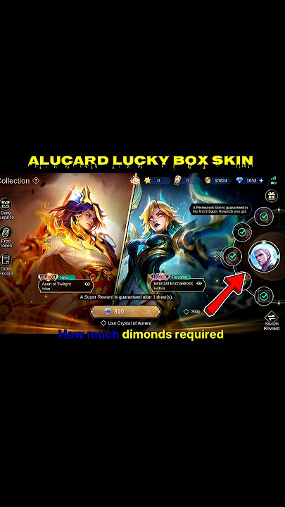 Alucard Lucky Box Skin #mobilelegends #mlbb #alucard #alucardskin