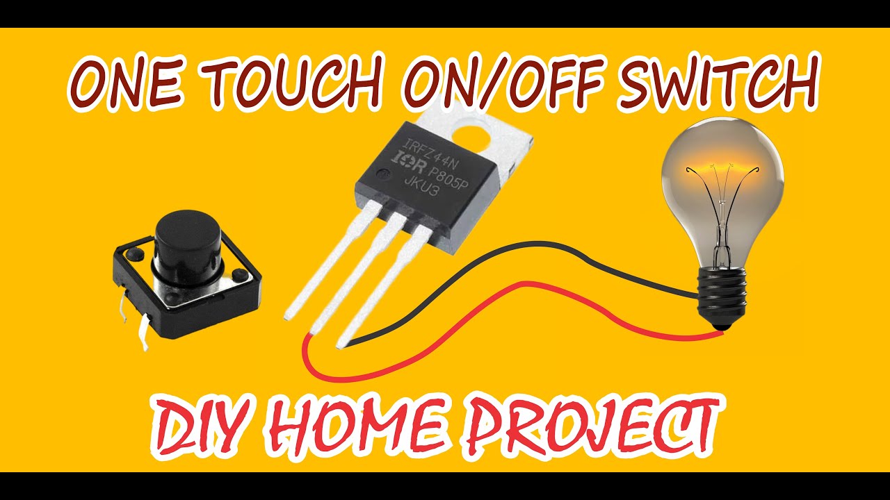 Z44 MOSFET | ON / OFF SWITCH |#electronics #mosfet #switch - YouTube