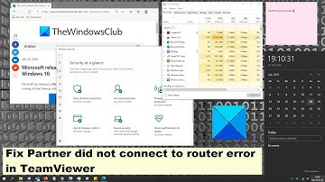 Fix Partner did not connect to router error in TeamViewer