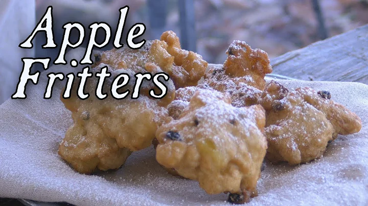 Apple Fritters 18th century cooking with Jas Towns...