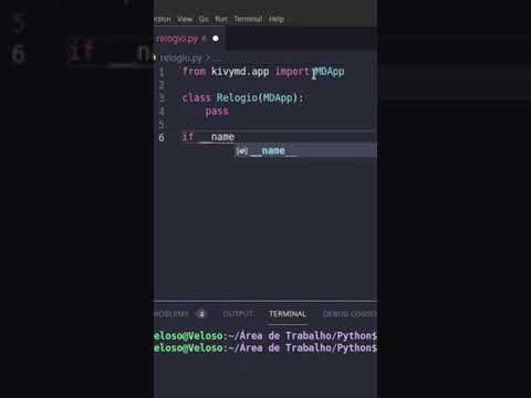 Como é fácil criar um App no Python #Shorts