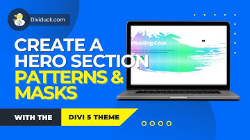 Transform Your Divi Hero in UNDER 10min: Add Masks & Patterns for STUNNING Design!