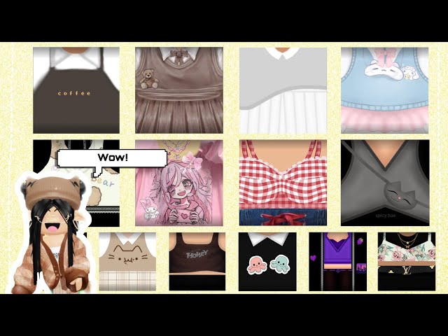 Free aesthetic Roblox t-shirts (screenshot ,crop and upload)Girls