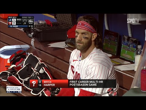 [MLB NLDS 3차전] 애틀랜타 vs 필라델피아 MVP 브라이스 <strong>하퍼</strong> (10.12)