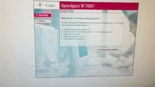 Tutoriel Wieh Man Speedport W700v Ip Endert Youtube