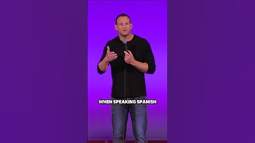 Learning languages horizontally 🙃. Spanish in this case! #standupcomedy #comedy #languagelearning