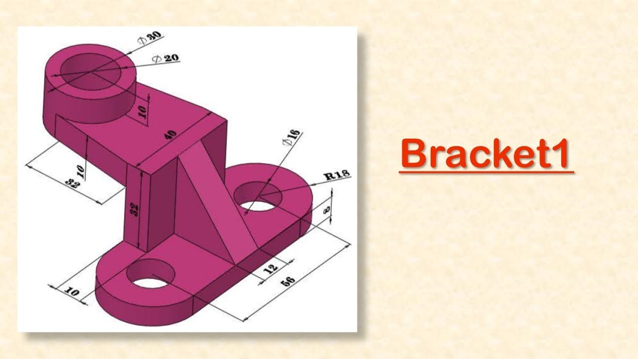 Bracket Exercise in Fusion 360