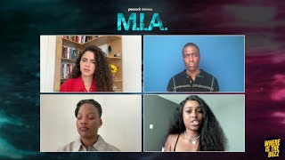 M I A Cast Interview Shannon Gisela Brittany Adebumola Dylan Jackson on Peacock s New Drama
