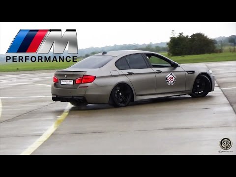BMW M5 F10 W/ Straight Pipes - Drift , Brutal Revs & Accelerations!