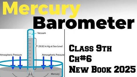 New Class 9 - Physics | Chapter 6 | Barometer | Physics Pulse | Muhammad Sajid