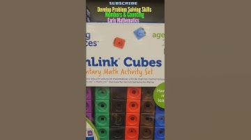 Sensory Activity "Math Cubes" Develop Early Math Skills #sensory *Parent Group Education Series*