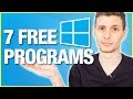 Top 7 Free Windows Programs (You Need Right Now)