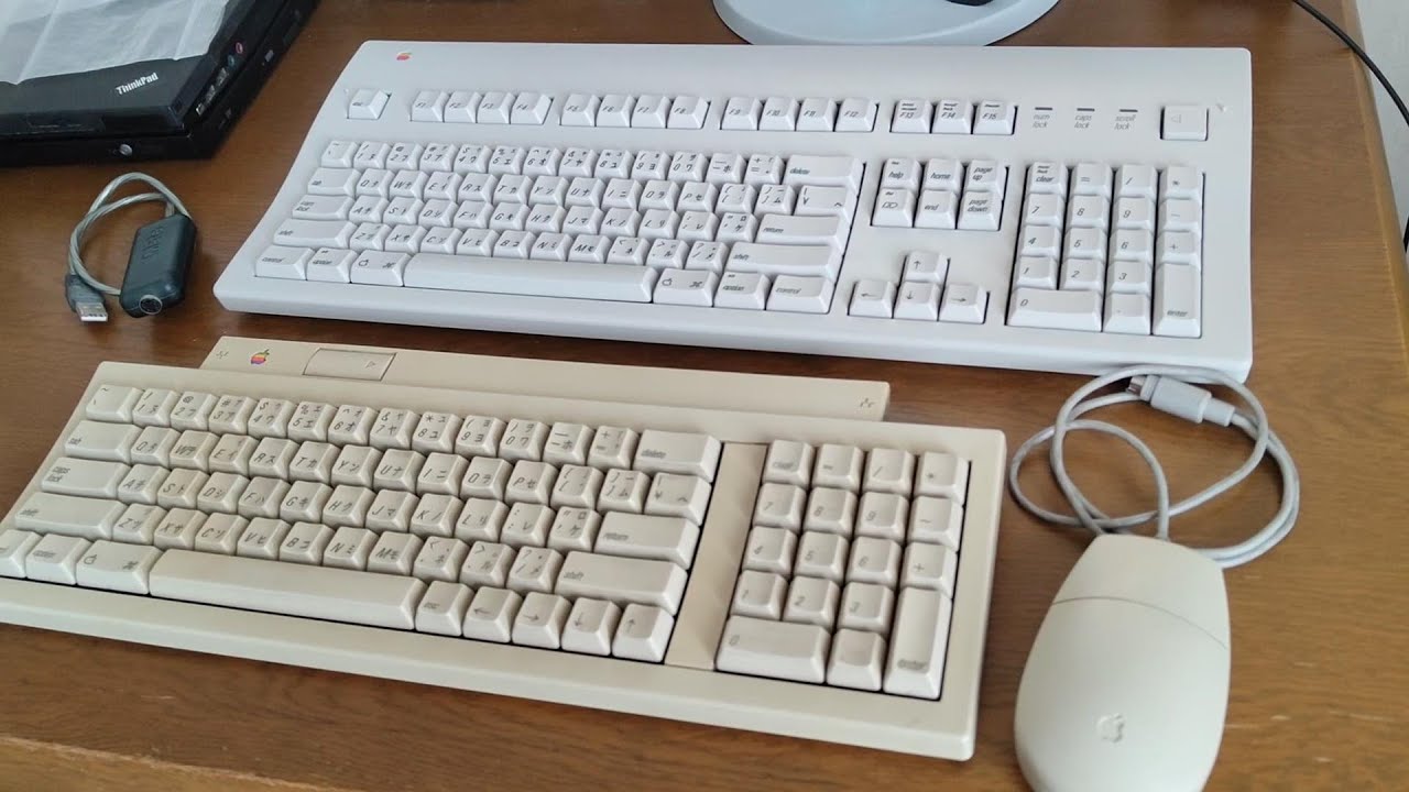 古き良きMacintoshキーボード - YouTube 古き良きMacintoshキーボード - YouTube