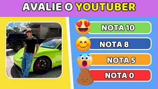 QUAL É A NOTA  Avalie os youtubers screenshot 2