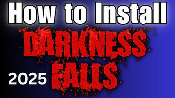 How to Download AND Install the Darkness Falls MOD | 7 days to die 2025