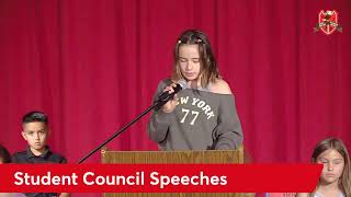 Student Council Speeches