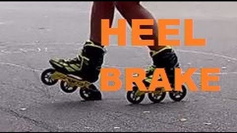 How to HEEL BRAKE on Inline Skates | ROLLERBLADE BASICS Ep 2