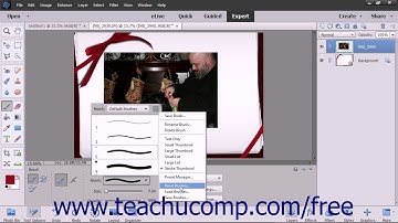 Photoshop Elements 2018 Tutorial Loading New Brush Sets Adobe Training