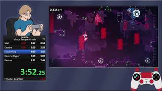 Celeste Mirror Temple in 7:55.660
Watch me live on Twitch: https://www.twitch.tv/petfriendamy_
Slowly building to a super average any%! Or all A-sides?
I could use some better Theo strats, but mostly I was just trying not to die, lol. Seekers are jerks. Celeste Mirror Temple in 7:55.660