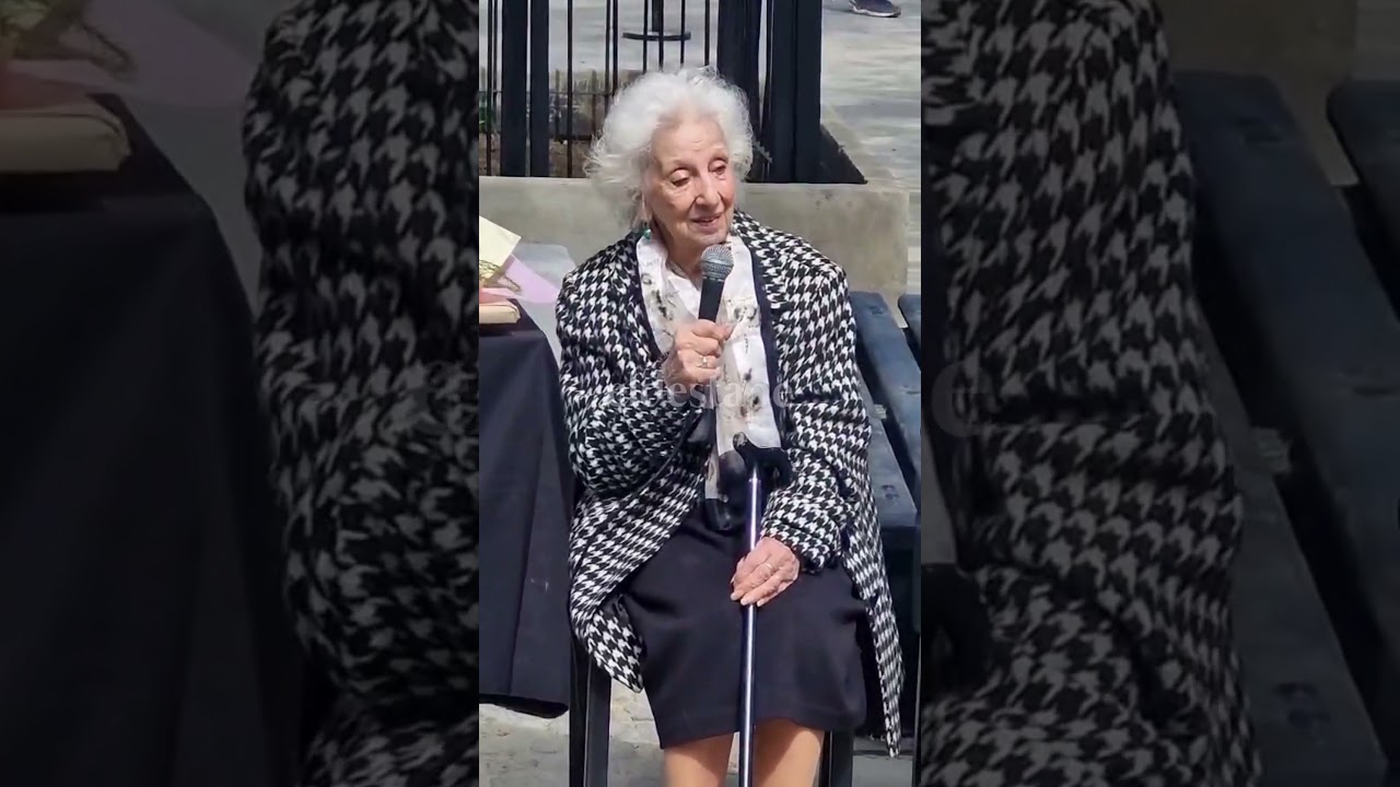 “Querían un país mejor y les costó la vida”: Estela de Carlotto #video #news #viral #viralvideo #fyp