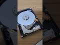 Inside a crashed laptop hard drive 🤔😄👍