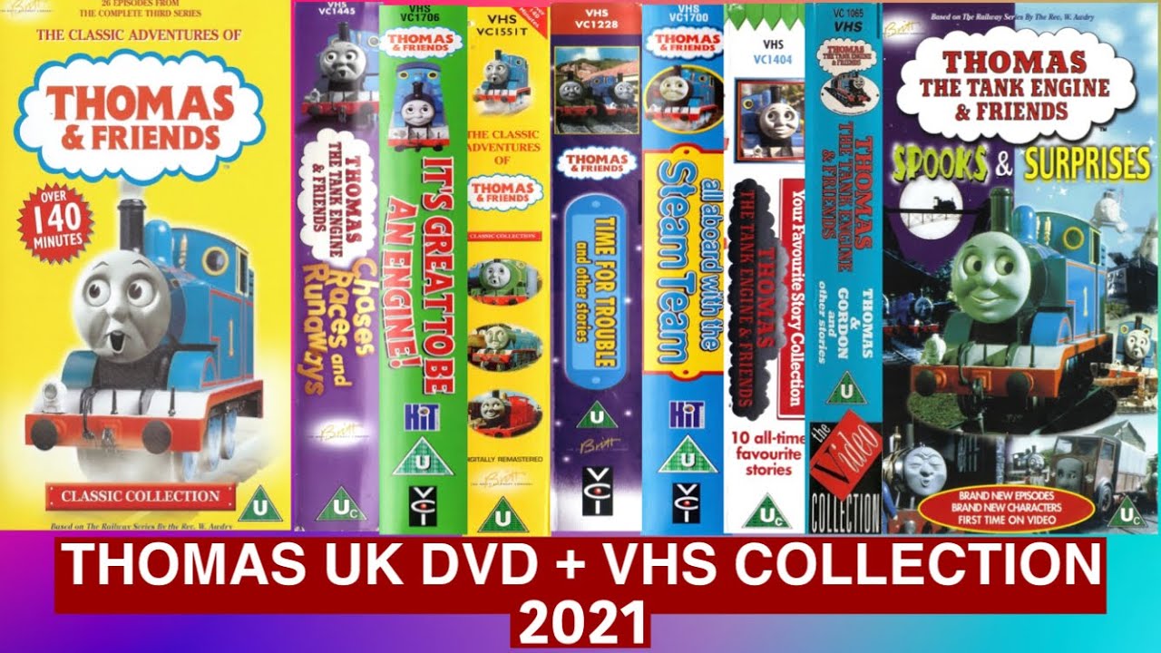 Lot Of 13 Vhs Thomas The Train Thomas And Friends Tank Engine Vhs Rare ...